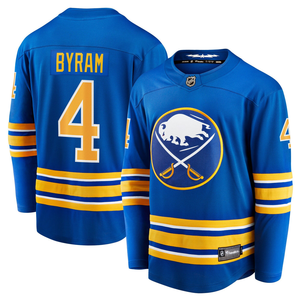 Buffalo Sabres Bowen Byram Royal Home Breakaway Hockey Jersey