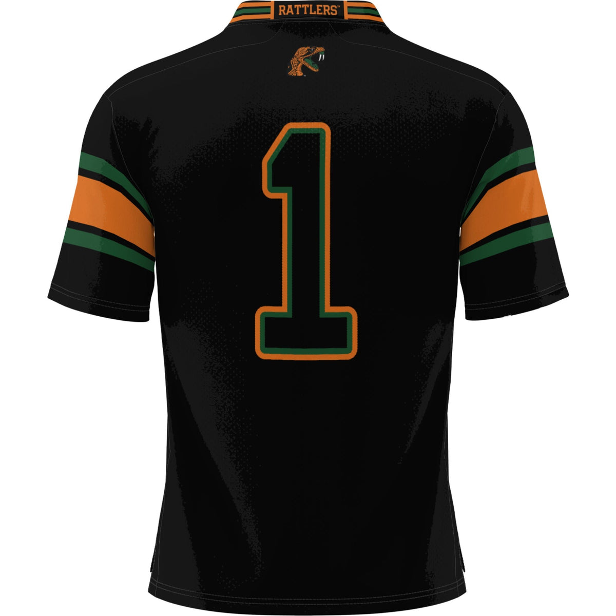 #1 Florida A&M Rattlers Football Jersey - Black