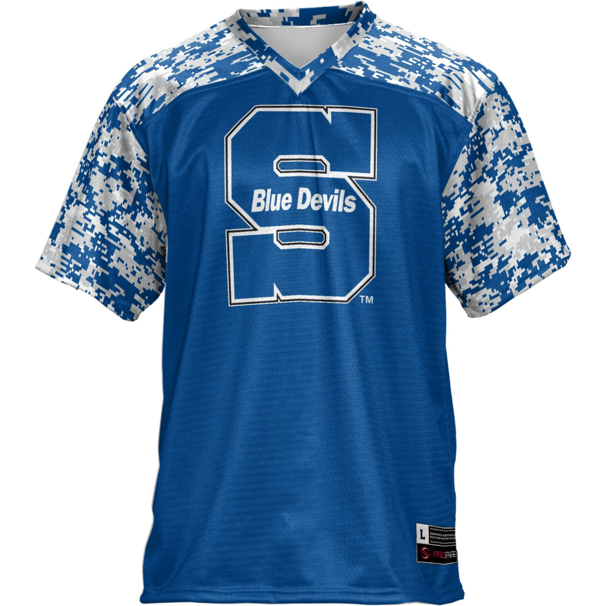 Wisconsin Stout Blue Devils Football Jersey - Blue