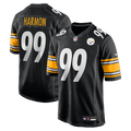 Pittsburgh Steelers Derrick Harmon Black Game Player Football Jersey