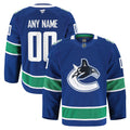 Vancouver Canucks Blue Home Pro Custom Jersey