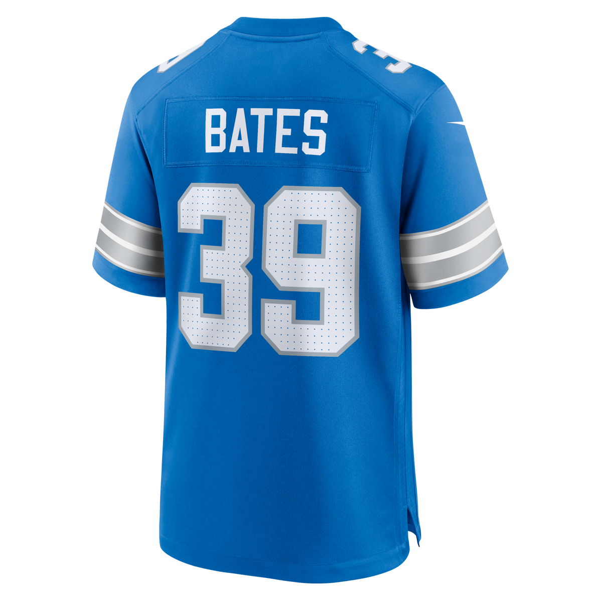 Detroit Lions Jake Bates Blue Team Game Football Jersey