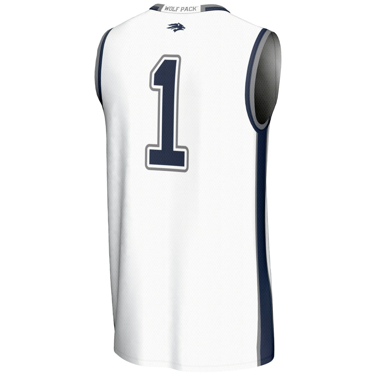#1 Nevada Wolf Pack Lightweight Basketball Jersey - White