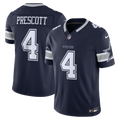 Dallas Cowboys Dak Prescott Navy Team Vapor F.U.S.E. Stitched Limited Football Jersey
