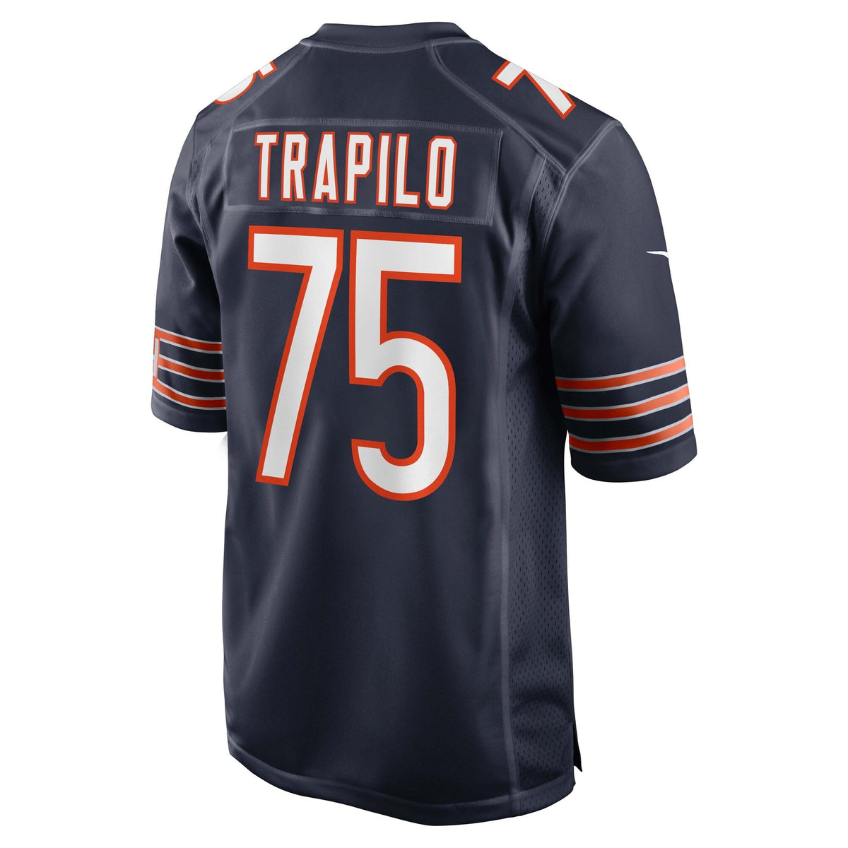 Chicago Bears Ozzy Trapilo Navy Team Game Football Jersey