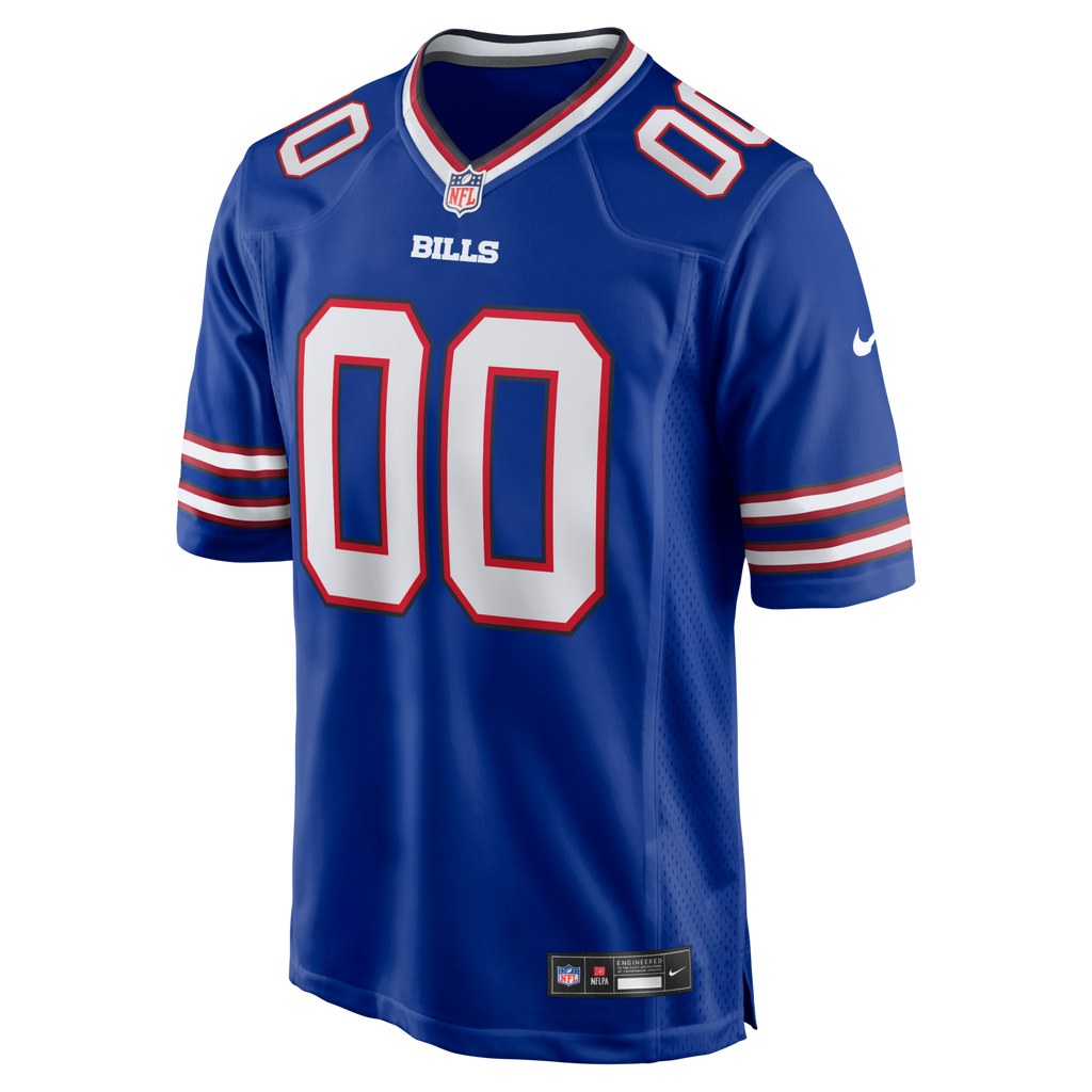 Buffalo Bills Royal Custom Game Football Jersey