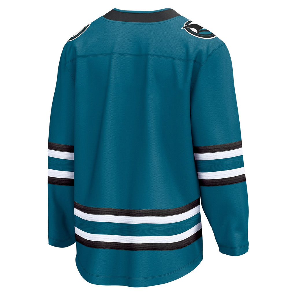 San Jose Sharks Teal Home Breakaway Hockey Jersey