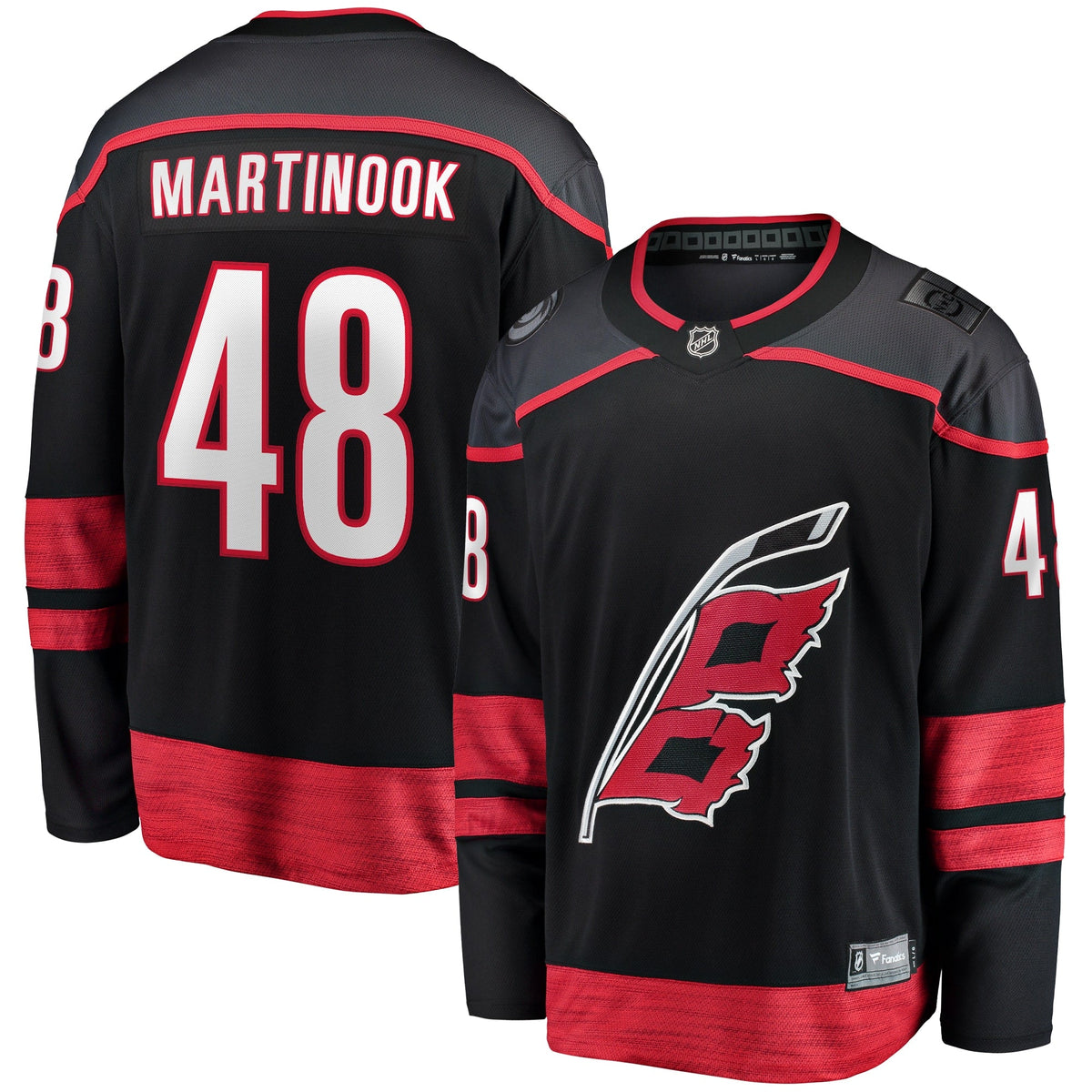 Carolina Hurricanes Jordan Martinook Black Home Breakaway Hockey Jersey