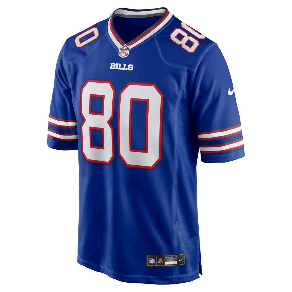 Buffalo Bills Max Tomczak Royal Team Game Football Jersey