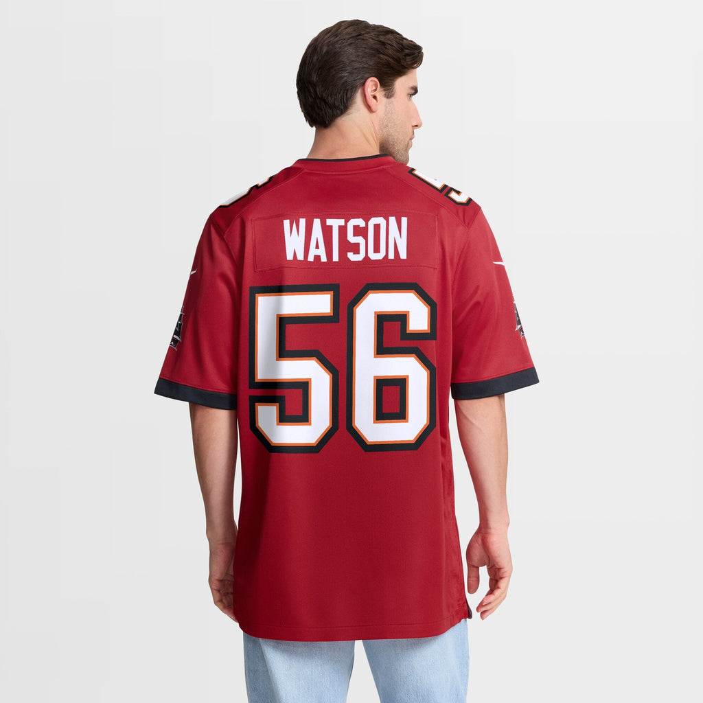 Tampa Bay Buccaneers Desmond Watson Red Team Game Football Jersey