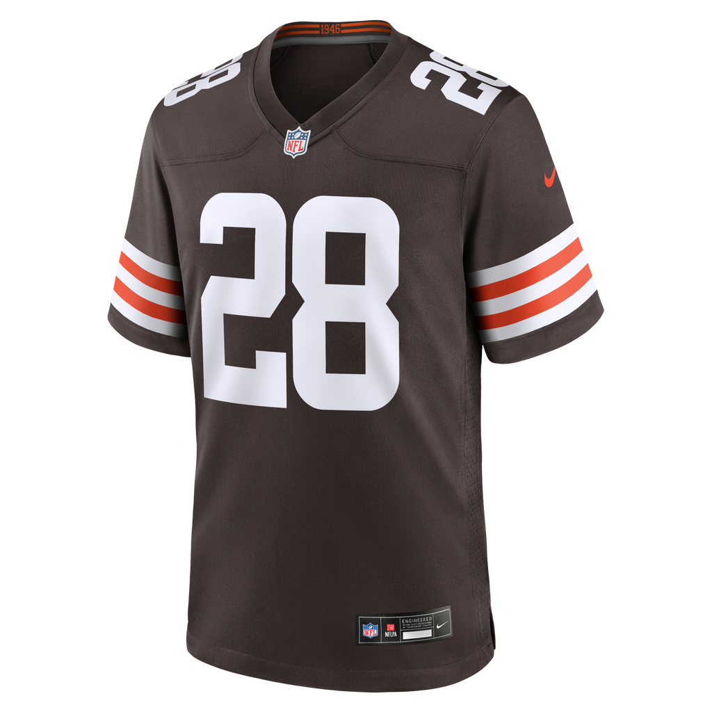 Cleveland Browns Tre Avery Brown Team Game Football Jersey