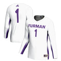 #1 Furman Paladins Lightweight Volleyball Jersey - White