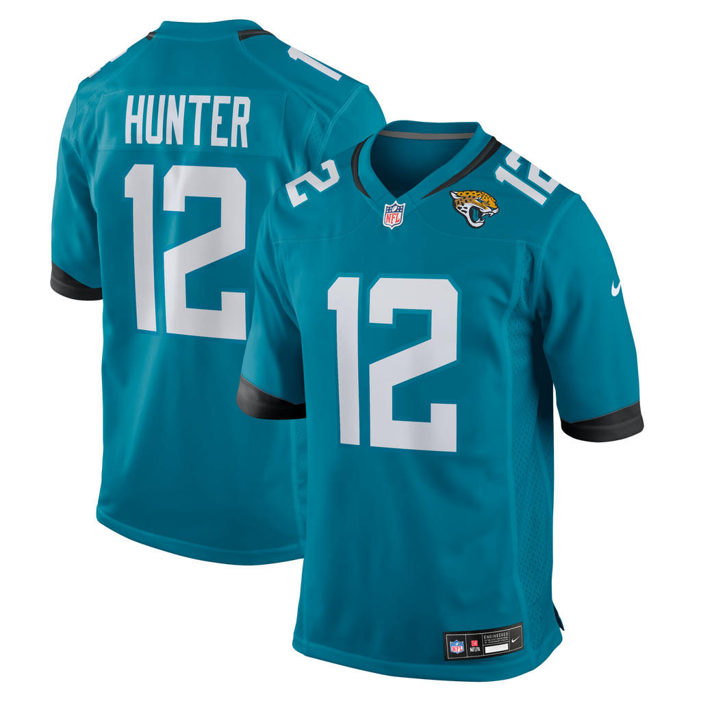 Jacksonville Jaguars Travis Hunter Teal Team Game Football Jersey