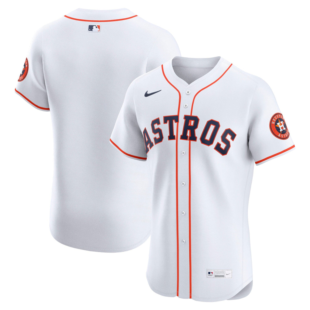 Houston Astros White Home Elite Baseball Jersey