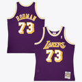 Los Angeles Lakers Dennis Rodman 1998 Road Jersey - Purple
