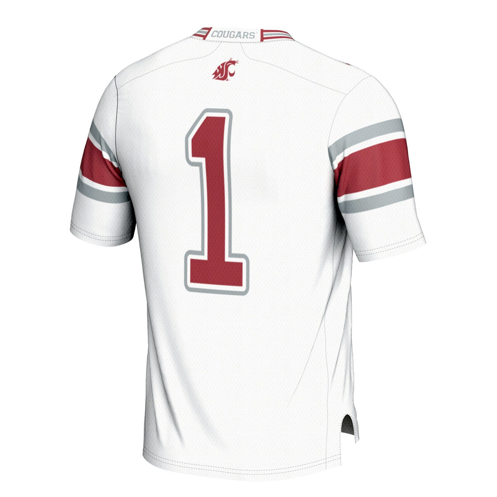 #1 Washington State Cougars Football Jersey - White
