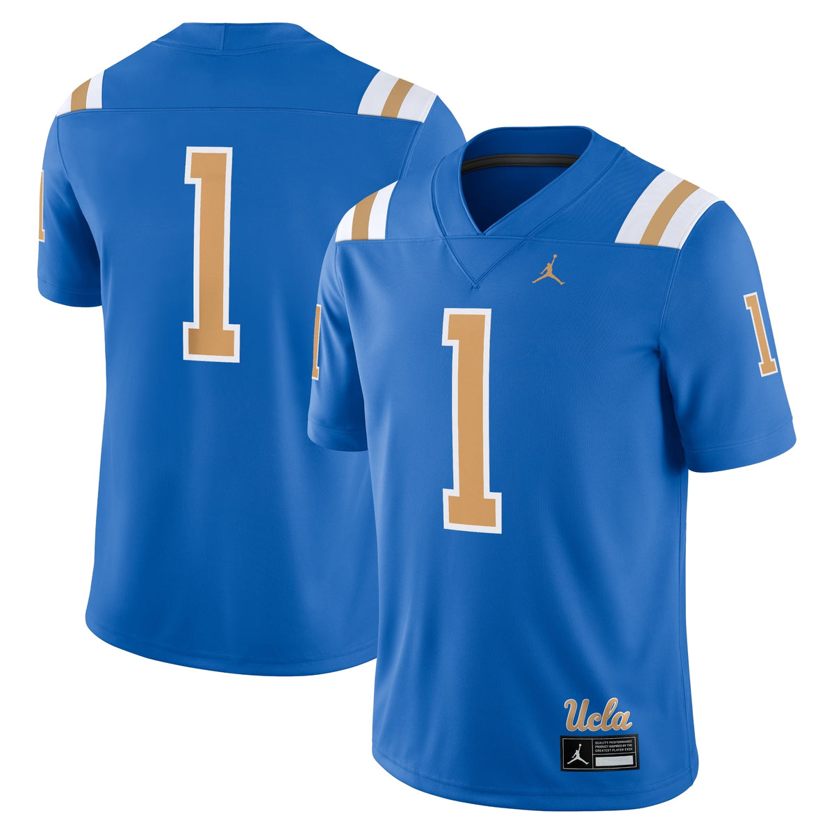 #1 Blue UCLA Bruins Game Jersey