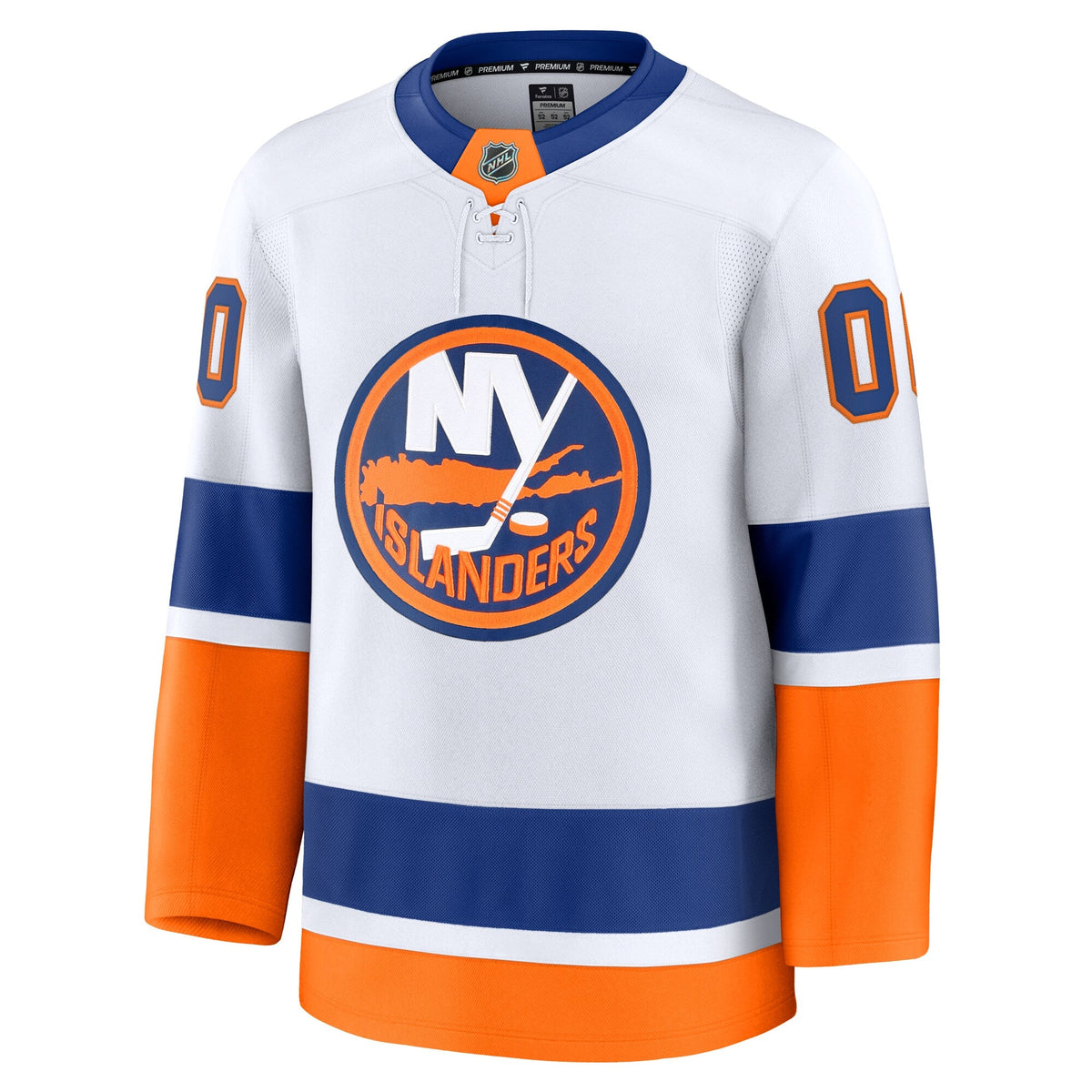 New York Islanders White Away Premium Custom Jersey