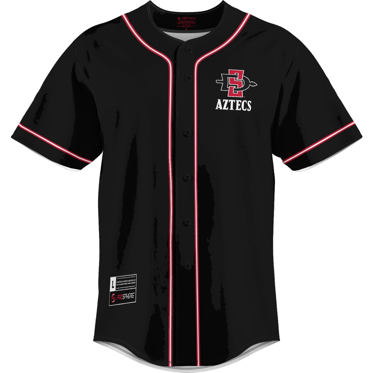 Scarlet San Diego State Aztecs Lightweight Baseball Jersey