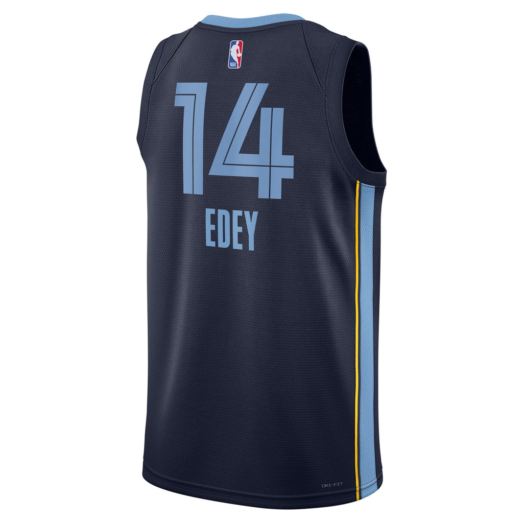 Memphis Grizzlies Icon Swingman Jersey - Navy - Zach Edey