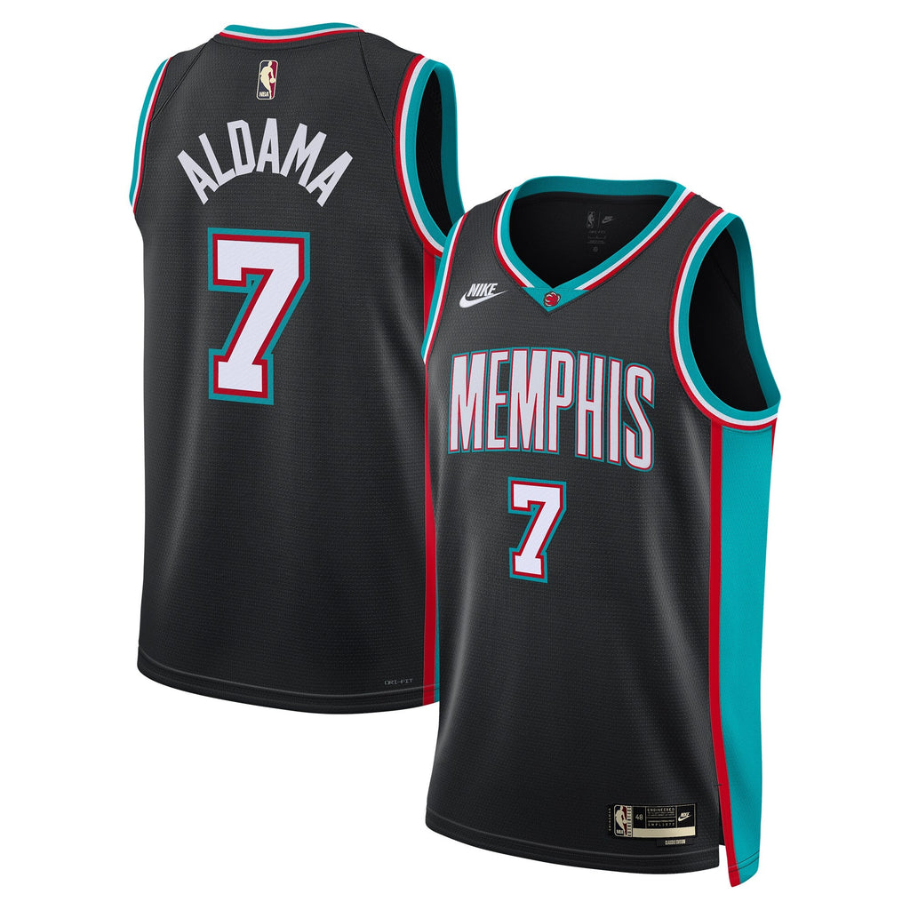 Memphis Grizzlies Classic Edition Jersey - Black - Santi Aldama