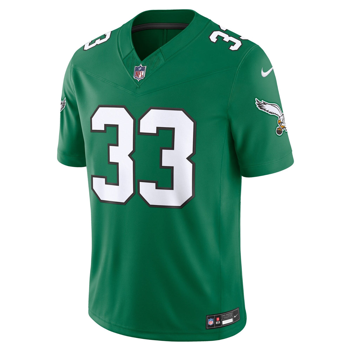 Philadelphia Eagles Cooper DeJean Kelly Green Alternate Vapor F.U.S.E. Stitched Limited Football Jersey