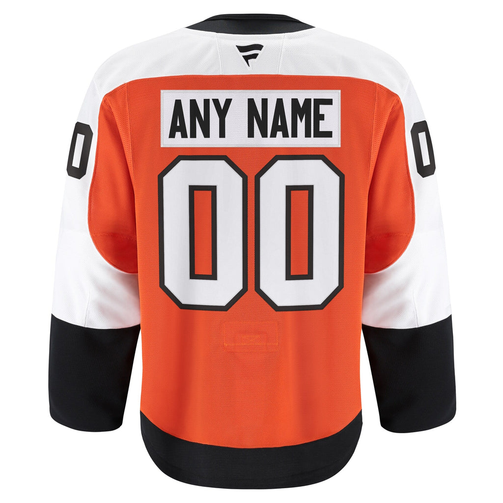 Philadelphia Flyers Orange Home Pro Custom Jersey