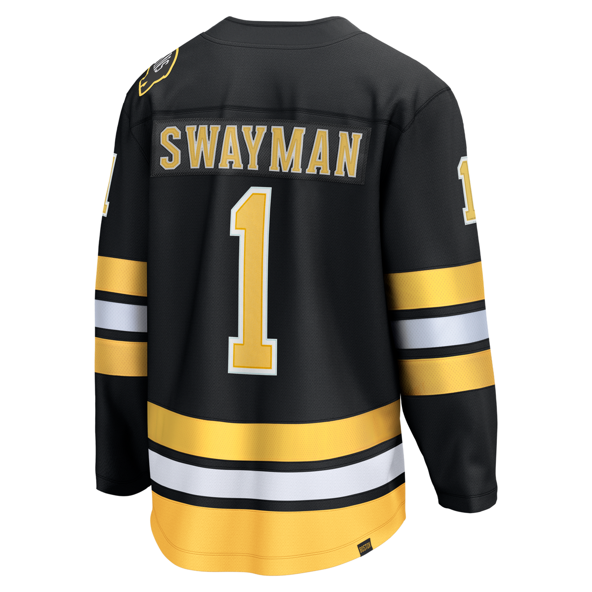 Boston Bruins Jeremy Swayman Black Home Breakaway Hockey Jersey