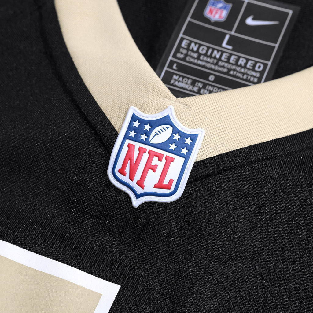 New Orleans Saints William Sherman Black Team Game Football Jersey