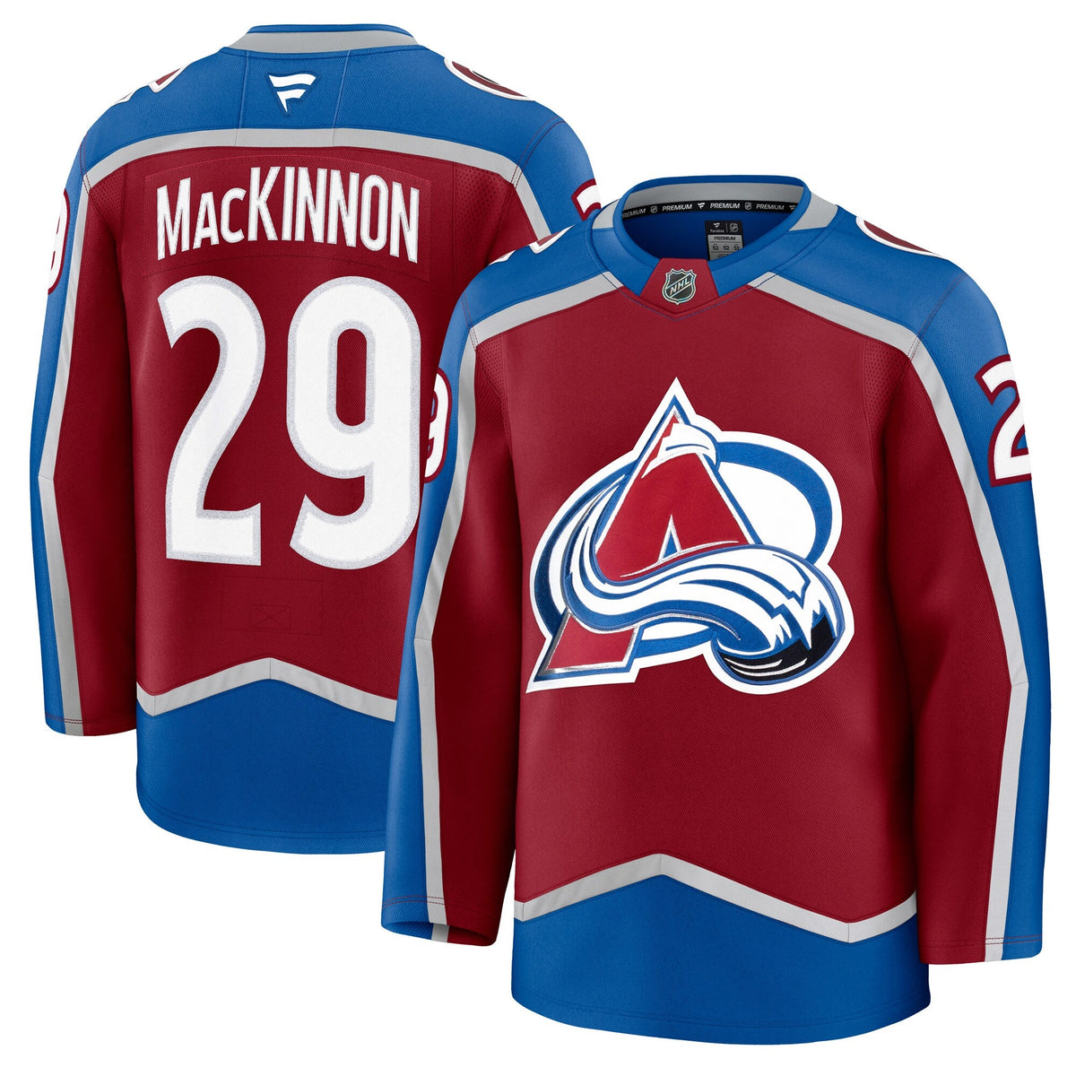 Colorado Avalanche Nathan MacKinnon Burgundy Home Premium Jersey