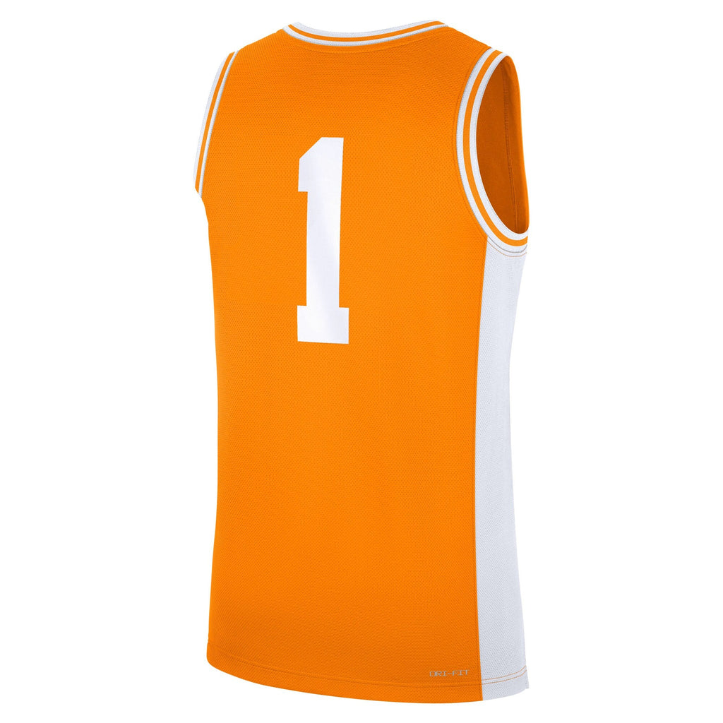#1 Tennessee Orange Tennessee Volunteers Road Replica Jersey