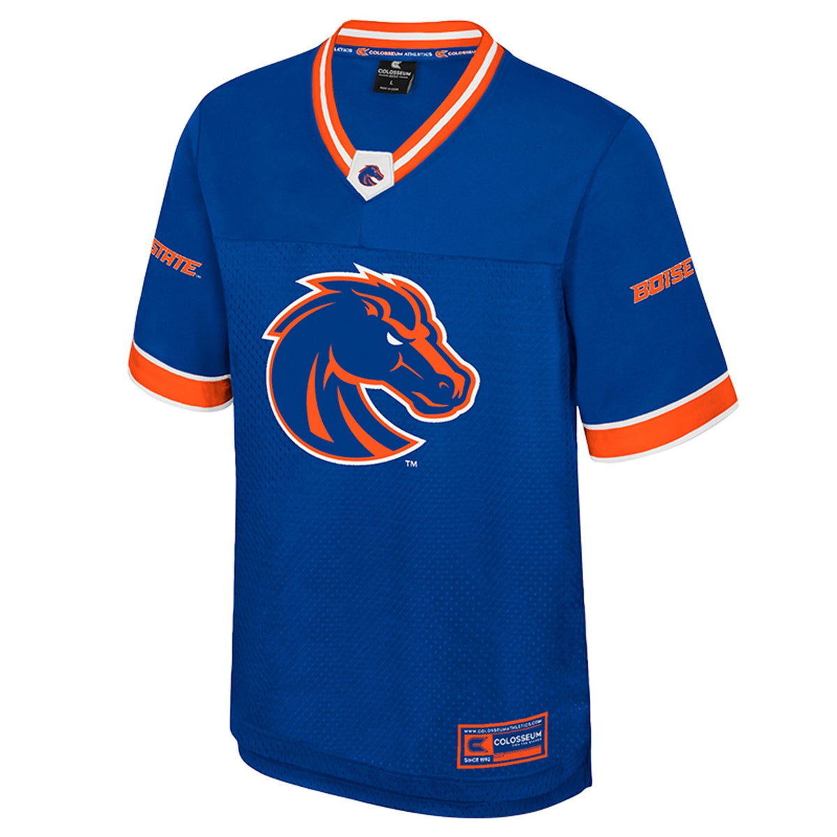 Royal Boise State Broncos Nothing But The Hits Football Jersey