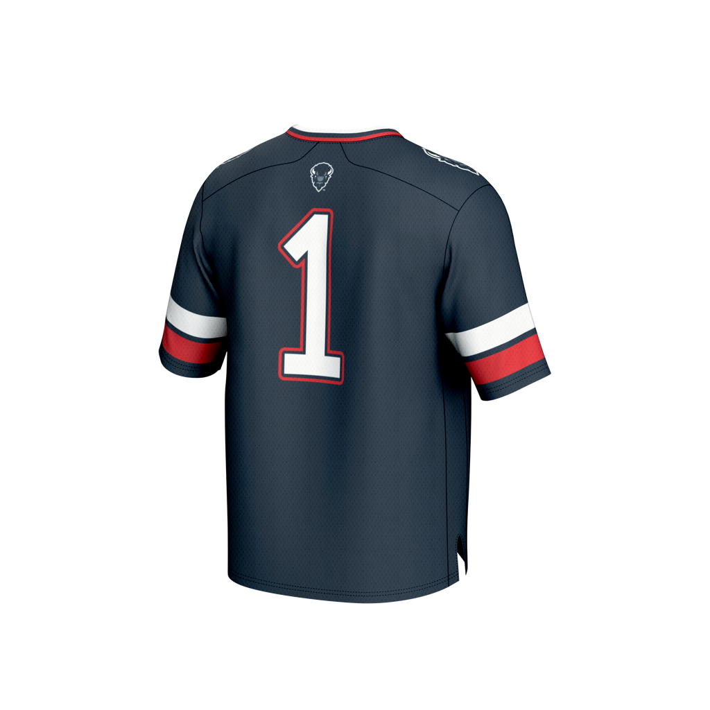 #1 Navy Howard Bison Collegiate Football Fashion Jersey
