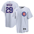 Chicago Cubs Michael Busch White Home Replica Baseball Jersey