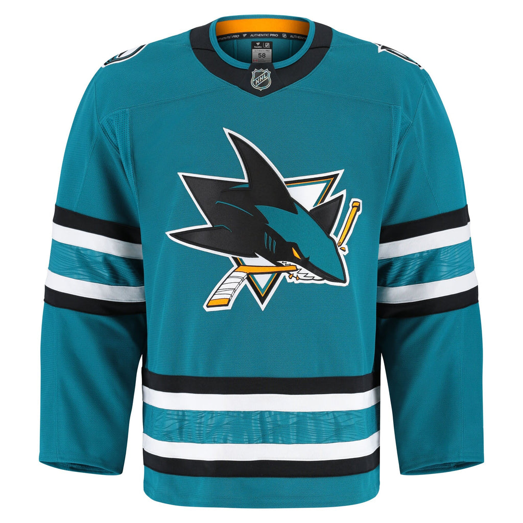 San Jose Sharks Teal Home Pro Jersey
