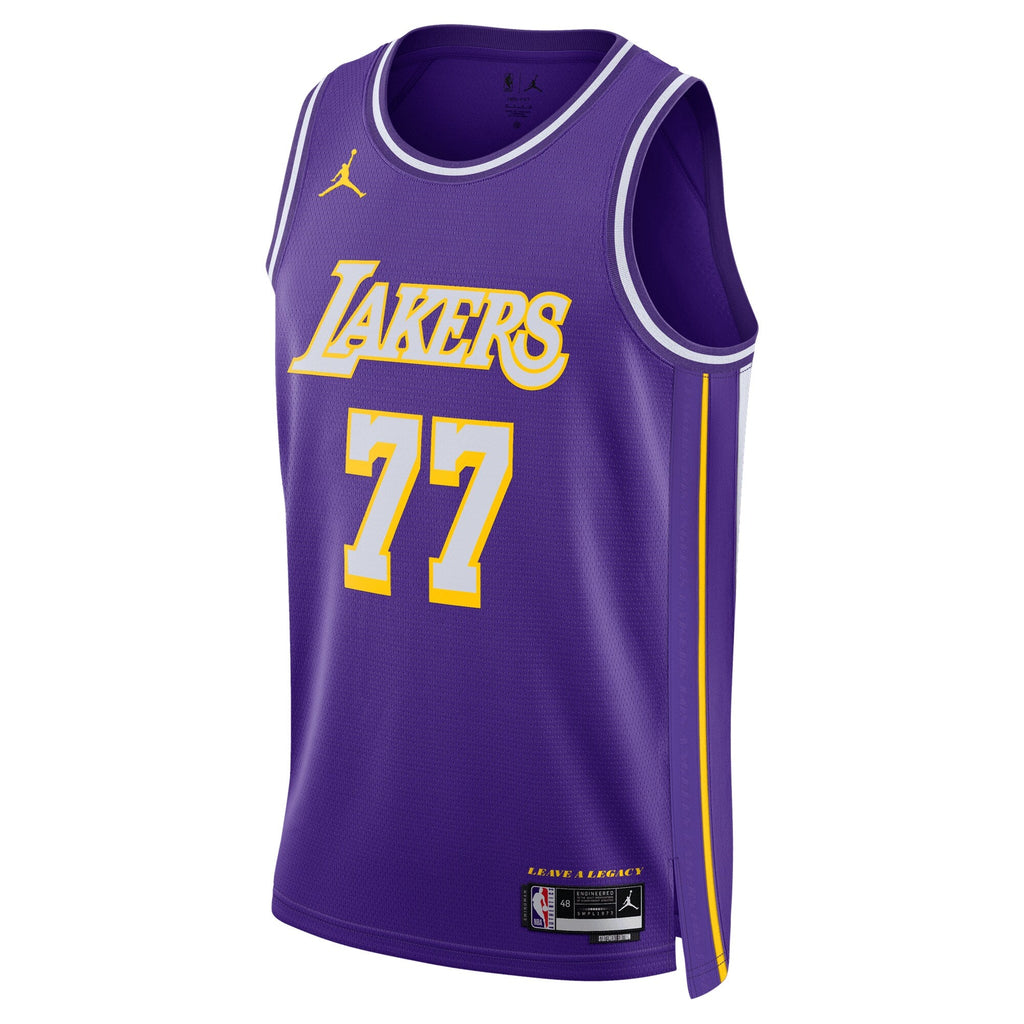 Los Angeles Lakers Statement Edition Swingman Jersey - Purple - Luka Doncic