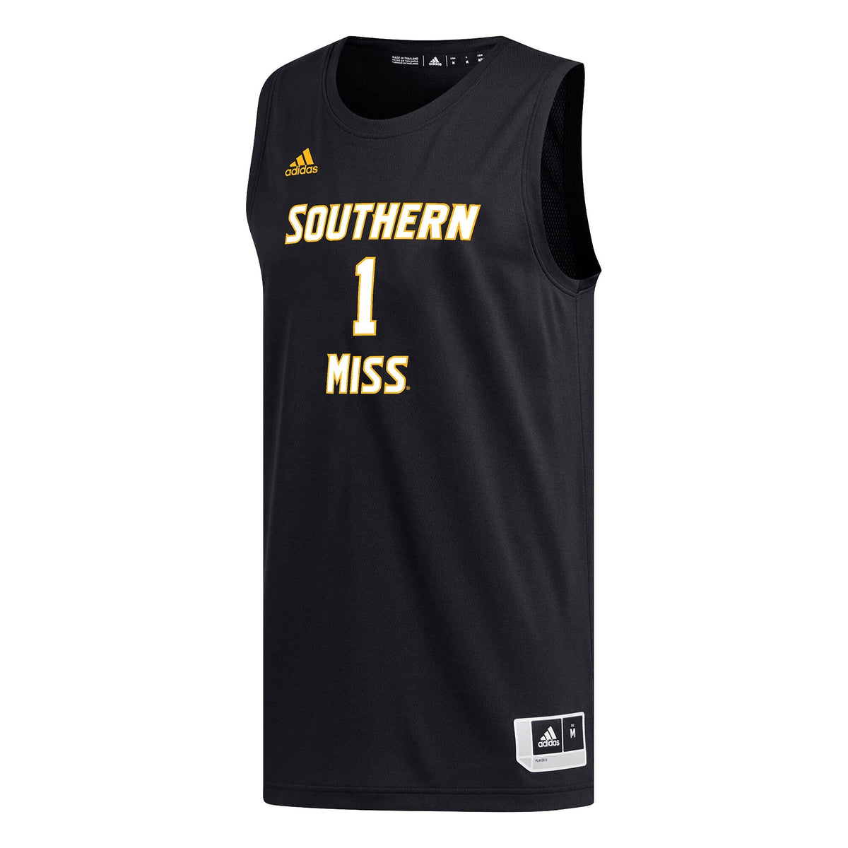 #1 Black Southern Miss Golden Eagles Replica Basketball Jersey