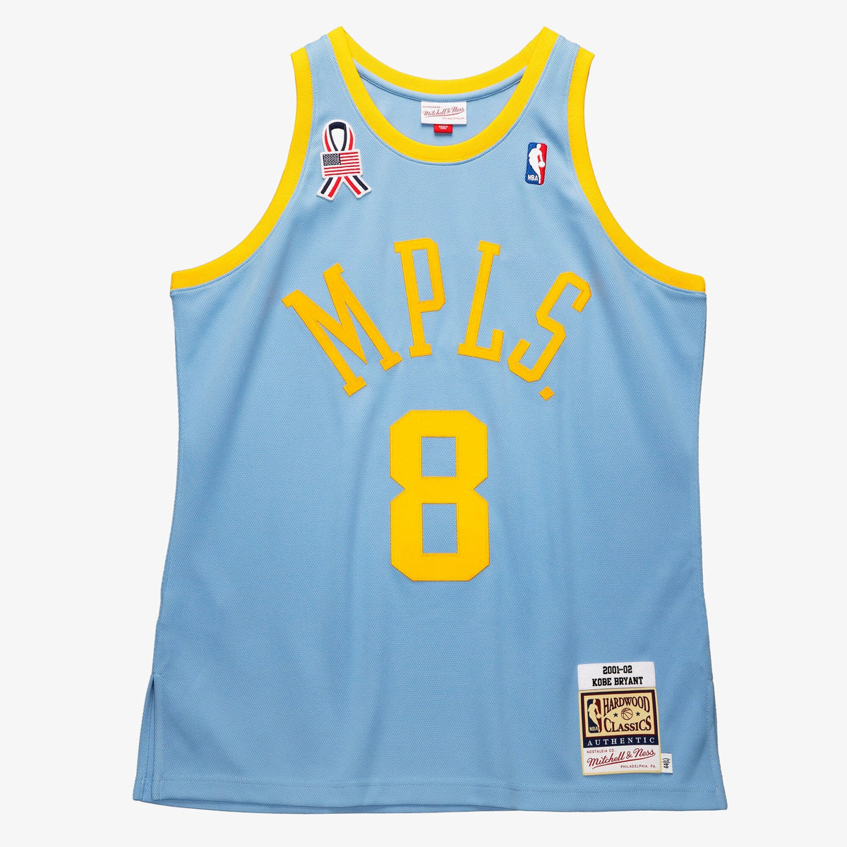 Kobe Bryant Powder Blue Los Angeles Lakers 2001/02 Hardwood Classics Player Jersey