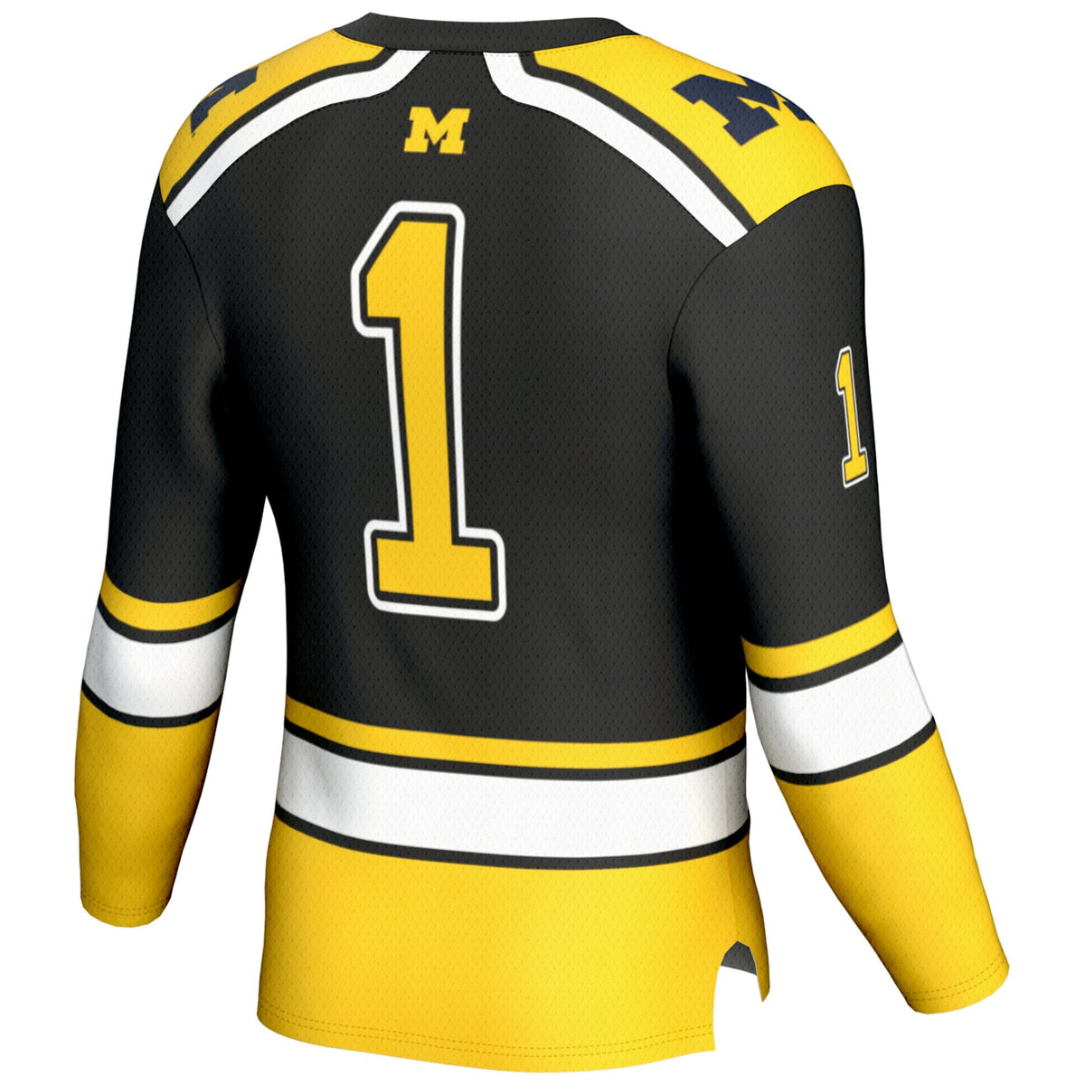 #1 Michigan Wolverines Hockey Jersey - Black