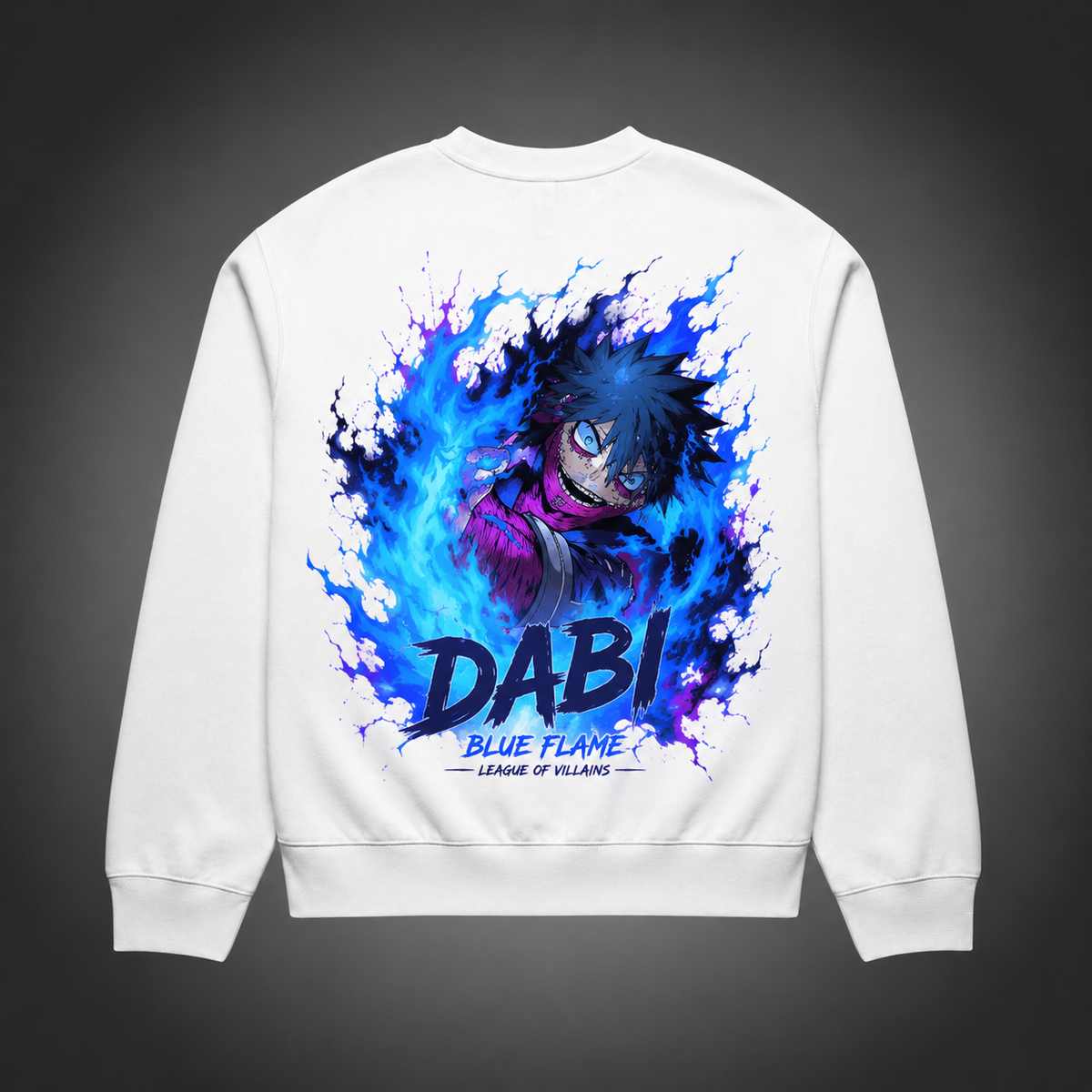 Dabi My Hero Academia Anime Sweatshirt - Blue Flame