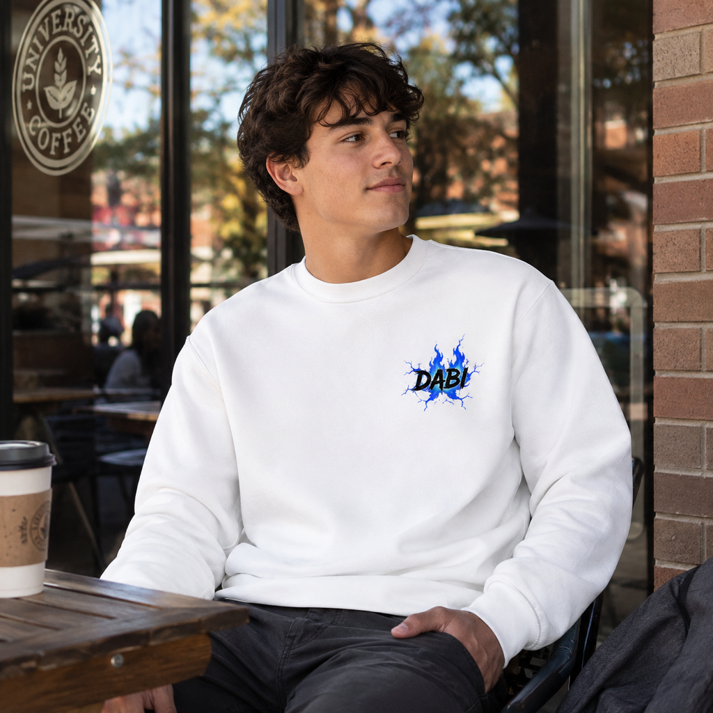 Dabi My Hero Academia Anime Sweatshirt - Blue Flame