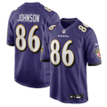 Baltimore Ravens Cornelius Johnson Purple Team Game Football Jersey