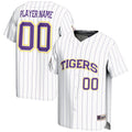 LSU Tigers NIL Pick-A-Player Lightweight Baseball Jersey - White