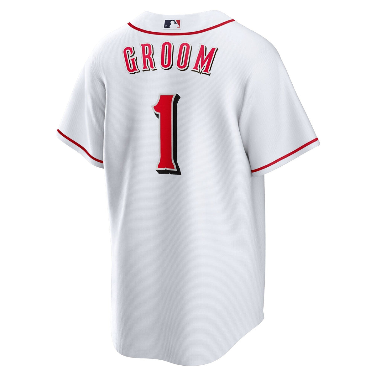 Cincinnati Reds White #1 Groom Home Replica Baseball Jersey