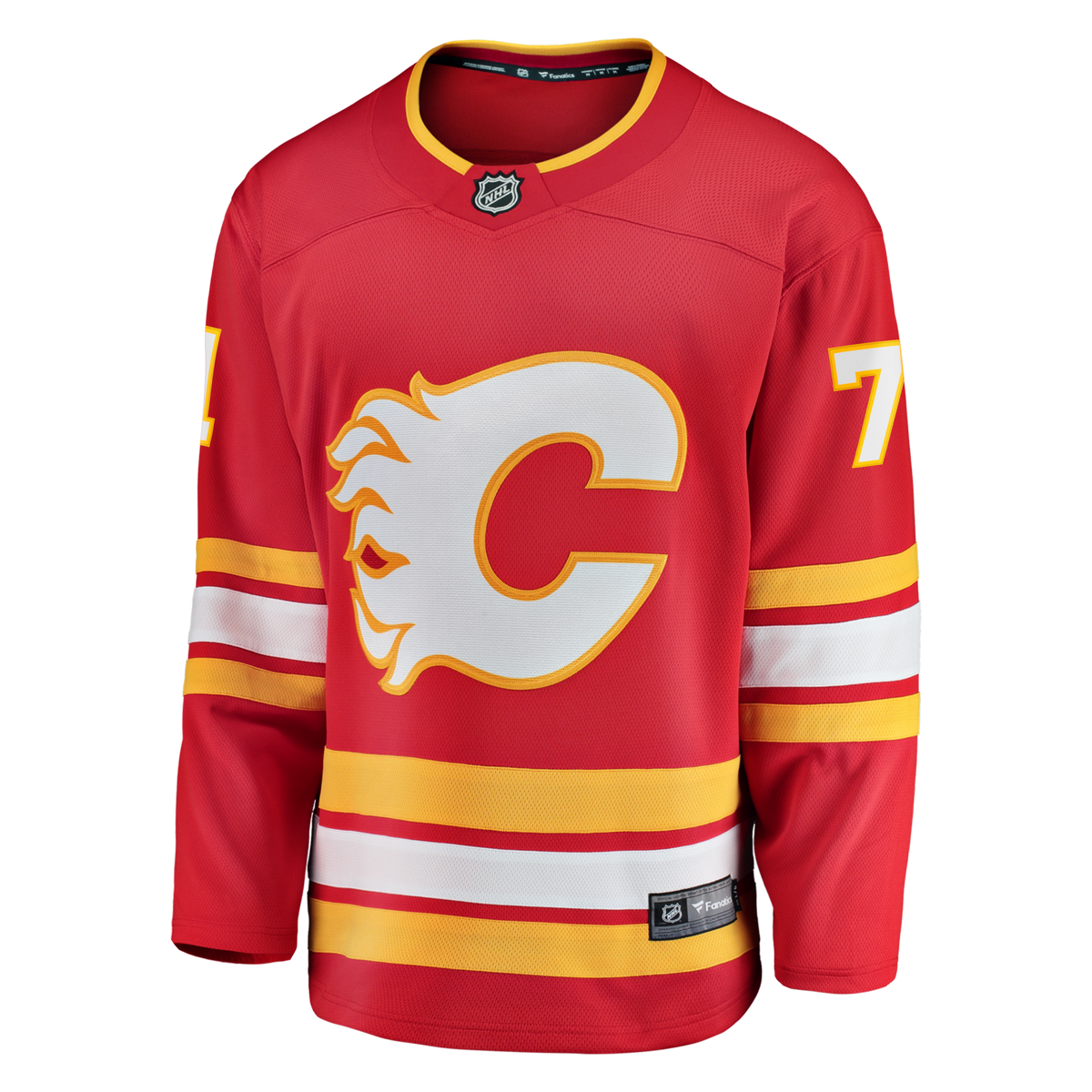 Calgary Flames Simon Nemec Red Home Breakaway Hockey Jersey