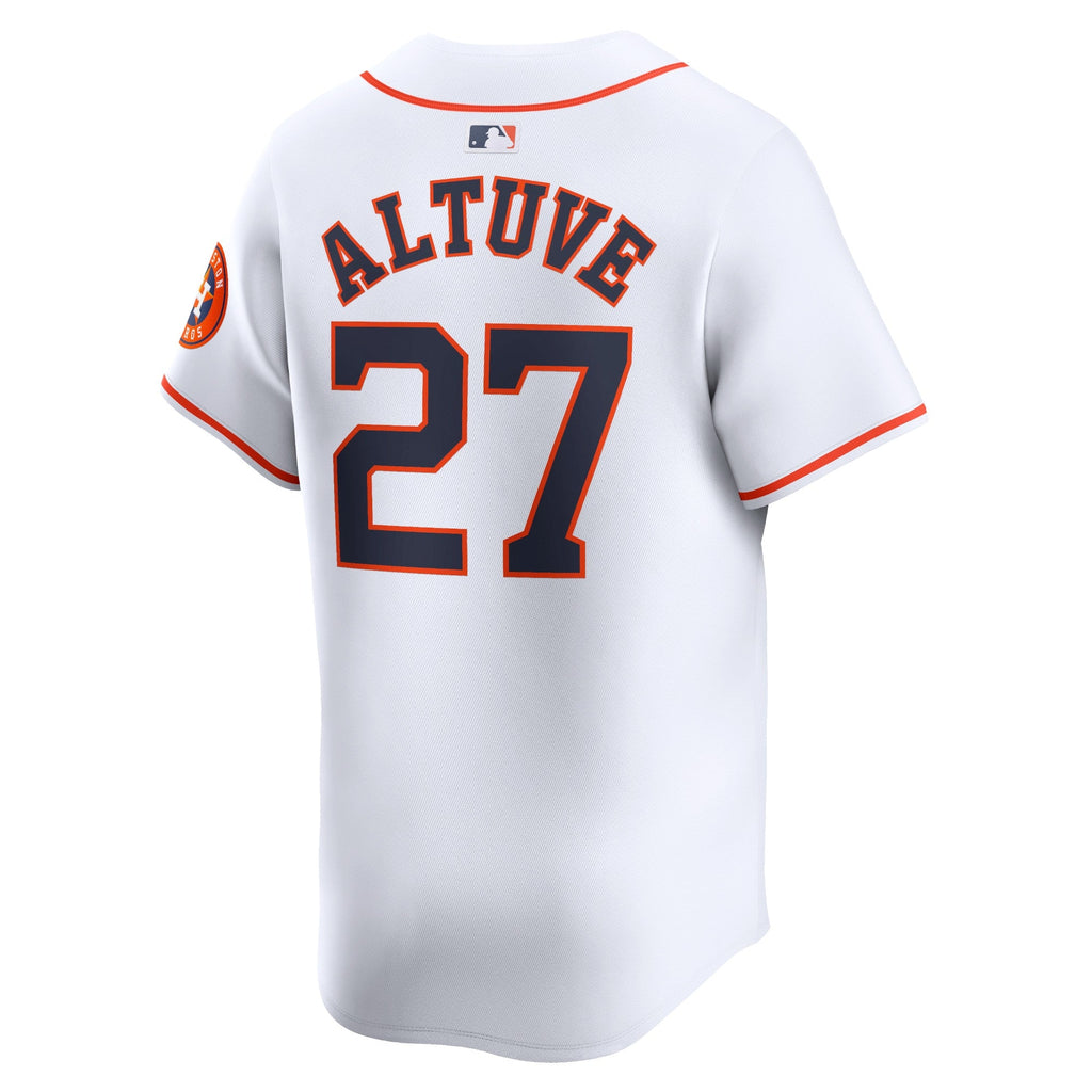 Houston Astros Jose Altuve White Home Limited Player Baseball Jersey