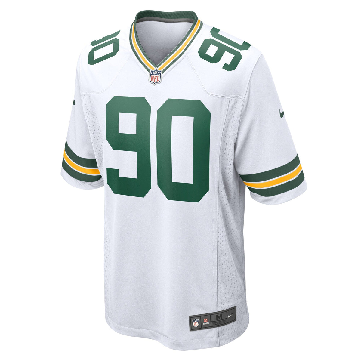 Green Bay Packers Lukas Van Ness White Game Football Jersey