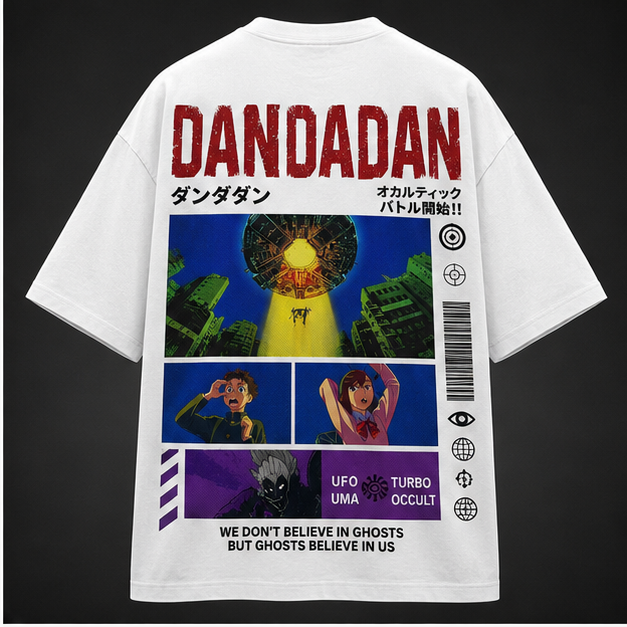 Dandadan Anime Graphic Tee - Occult Battle