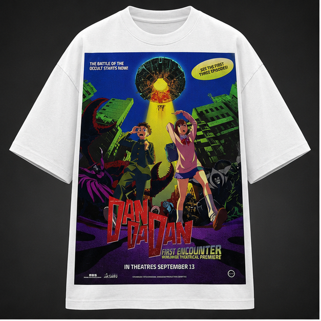 Dandadan Anime Graphic Tee - Occult Battle