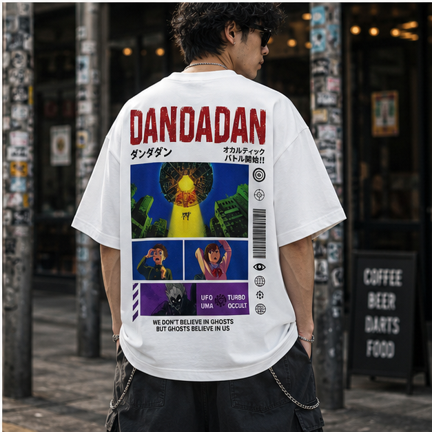 Dandadan Anime Graphic Tee - Occult Battle